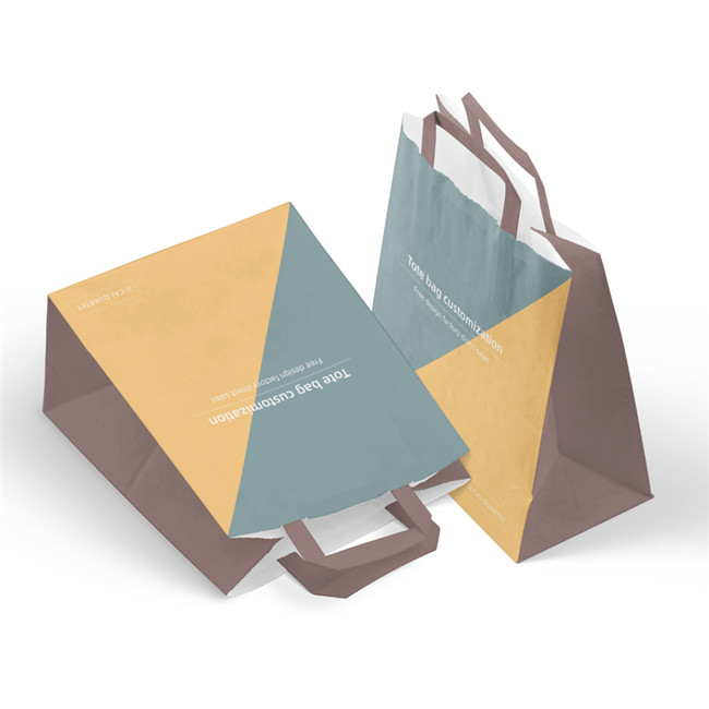 手提纸袋 侧面图 手提纸袋 侧面图