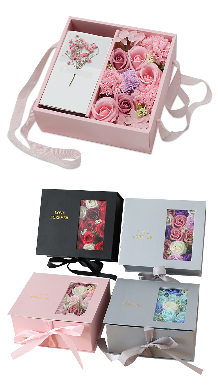 玫瑰花化妆品盒 礼盒包装盒 玫瑰花化妆品盒 礼盒包装盒